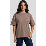 Levi's Short Stack Tee Front & Back Taille : XS | Tops Outlet | Femmes | Marron