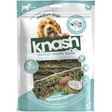 Knash Dental Woofa Loofa Sticks met pepermunt, peterselie en kokosolie hondensnack 1 x 7 sticks
