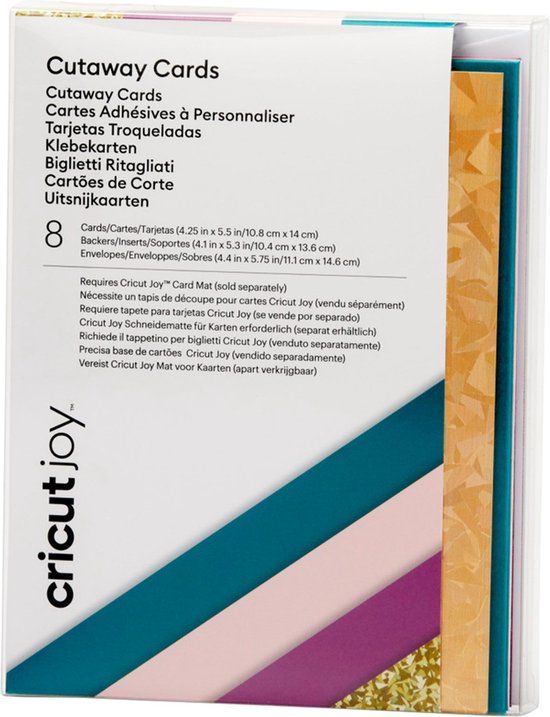 Cricut R20 Uitsnijkaarten - Corsage - 10,8x14cm - 8 stuks