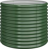 vidaXL Jardinière 80x80x68 cm acier galvanisé vert