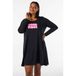 Zizzi Plus Size nachthemd - zwart
