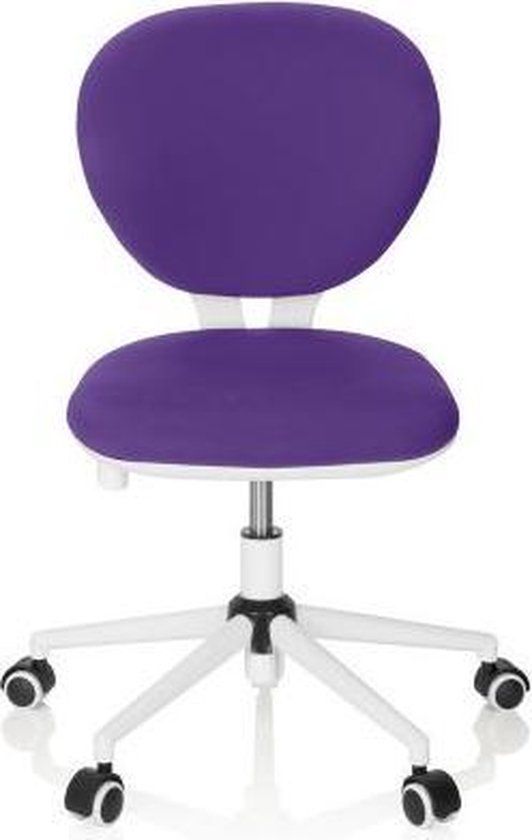 hjh OFFICE KID Vivo Kinder bureaustoel - Lila - Stof