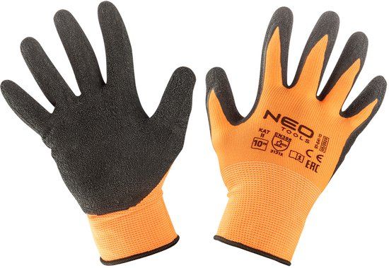 Grupa Topex Werkhandschoenen Polyester Latex Bekleed Maat 10