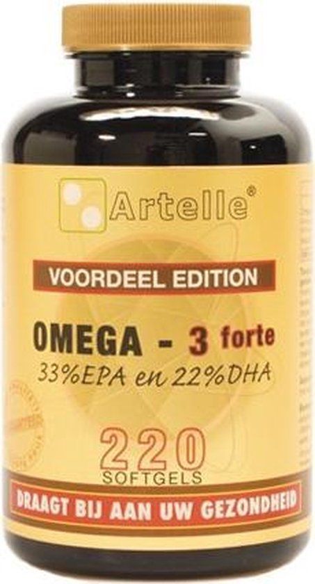 Artelle Omega 3 Forte 1000Mg - 1000 mg - 1 stuk(s)