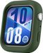 Wigento Huawei Siliconen beschermhoes voor de Huawei Watch Fit 4, halfomsluitend, donkergroen