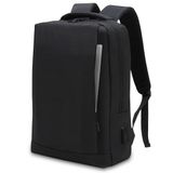 Waytex Laptoprugzak voor laptop, pc, 15 inch, waterdicht, met USB-oplaadpoort, Zwart, 15 pouces, Klassiek