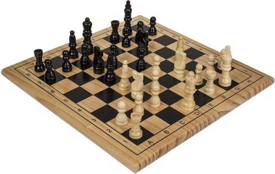 OOTB Schaakspel - Schaakset - Schaakbord - Schaak - Bordspellen Voor Volwassenen - Hout - Denkspel