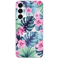 Samsung Galaxy A36 5G Tropical aquarelle bedrukt siliconen hoesje