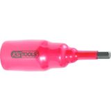 KS Tools 117.1736 3/8" bit-dop met veiligheidsisolatie voor inbusbouten, kort, 5 mm