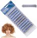 Poniks Rouleaux à permanente - 12 pièces 13mm - Bleu/Gris
