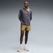 PUMA Short 13 cm tissé décontracté T7 Run Culture Collective Homme, Vêtements, Marron, M
