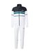 Sergio Tacchini Survêtement 'Scorpione' cyan bleu / noir / blanc