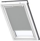 VELUX Roulotte occultant d'origine (DKL), Cadre argenté, CK02, Gris