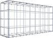 Gabion 80 cm x 40 cm x 20 cm (L x H x P), maille 10 cm x 10 cm, C-ring