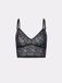 erlich TEXTIL ICONIC LACE BRALETTE TOP Bustier schaduwzwart
