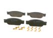 Bosch BP1052 Jeu de plaquettes de frein pour essieu avant Certification ECE-R90, 1 jeu de 4 plaquettes