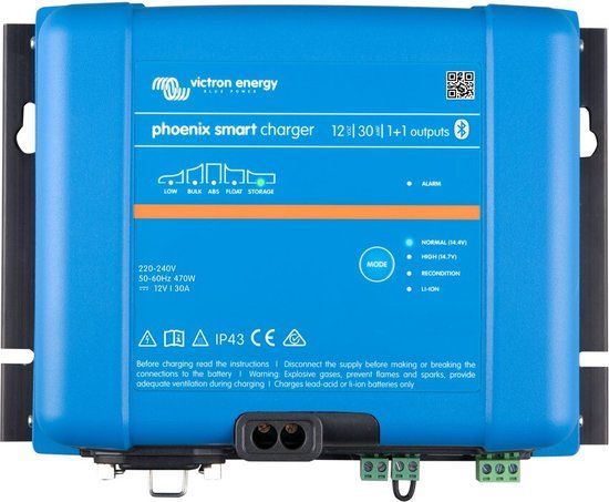 Victron Phoenix Smart lader 12/30 (1+1) IP43 230V