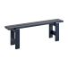 HAY Banc Weekday 140x23 cm pin laqué Steel blue