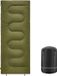 Sans marque Couverture Olive Sac de couchage pour Adultes - 180 cm