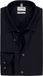 OLYMP Level 5 body fit chemise - popeline - noir - facile à repasser - taille de col : 44