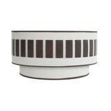 1 E27 tafellamp, wit-roest, 17 x 30 x 15 cm