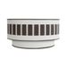 1 E27 tafellamp, wit-roest, 17 x 30 x 15 cm