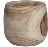 Mica Decorations Pia Pot Lichtbruin 24x24cm