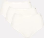 Sloggi GO Daily Cotton Highwaist 3P Dames Onderbroek - Wit - Maat XXL
