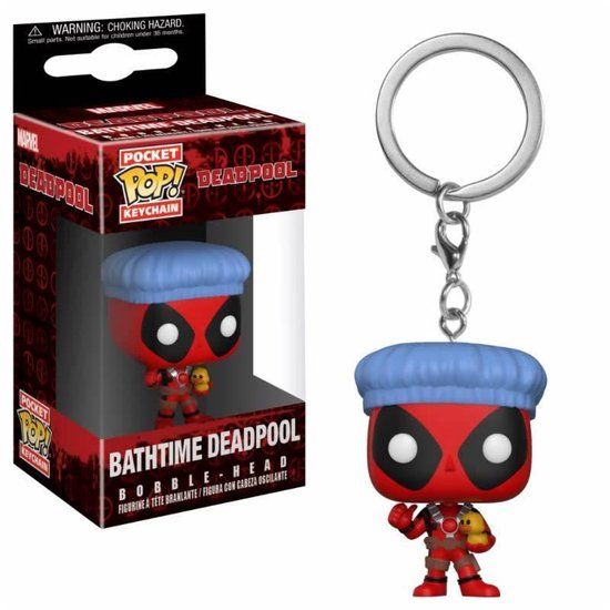 Funko Pocket Pop Keychain: Marvel - Deadpool Bathtime