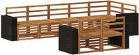 vidaXL - Acacia Hout Loungeset Bank Naturel