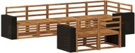 vidaXL - Acacia Hout Loungeset Bank Naturel