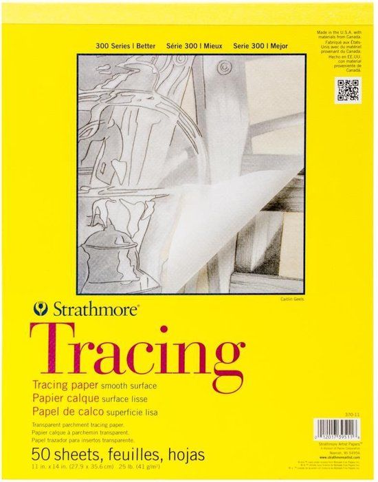Strathmore Tracing Paper - 50 vellen transparant traceerpapier - 28x35cm