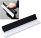 Essuie-glace en silicone - Essuie-glace de station de lavage automobile - 10,54 pouces - Essuie-glace automobile - Lame d'eau en silicone - Essuie-glace d'eau de nettoyage en T-bar - Convient aux voitures et aux camions - 26,5 cm - Noir