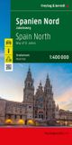 ESPAGNE KOMPASS Karten Northern Spain (Camino de Santiago) Road Map