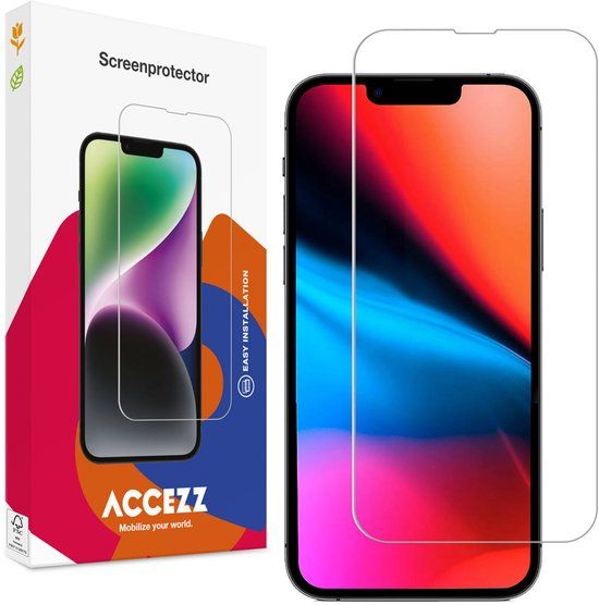 Accezz Screen Protector - Gehard Glas voor Apple iPhone 14 Plus / 13 Pro Max