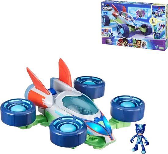 Hasbro PJ Masks F7599 speelgoed helden auto met licht en geluid