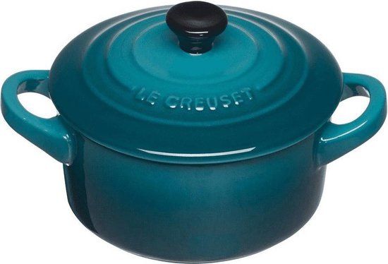 Le Creuset Mini Braadpan - Signature - Deep Teal - 10cm