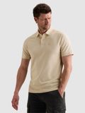 PME Legend Polo shirt in piqué with stretch and flight pocket beige