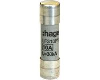 Hager Zekeringpatroon voor fotovoltaïsche toepassingen 10x38mm 1000V DC 10A LF310PV
