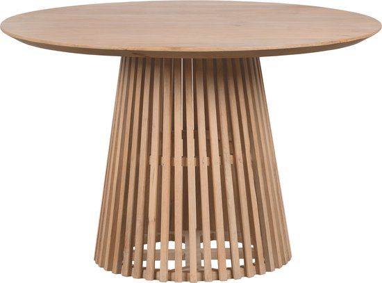 Lewis & Loft Eettafel Levi – FSC®-gecertificeerd mangohout – Rond – Ø 120 cm – Naturel