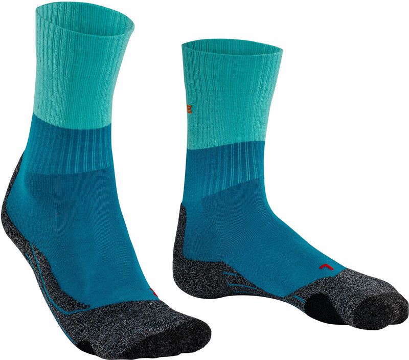 Falke TK2 Trekking Sokken Dames - blauw/grijs - EU 35-36