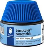 Staedtler Viltstiftvulling lumocolor correctabl bl