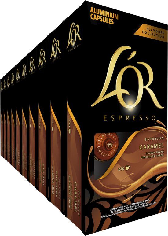 L'OR Espresso Caramel Koffiecups - 100 stuks