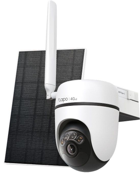 TP-Link Tapo C615G KIT - Beveiligingscamera Buiten - Solar - 4G LTE - 2K 3MP - AI Tracking - IP65
