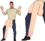 Fiestas Guirca - Reusachtige Penis - Licht Roze - Carnaval - Polyester - Unisex - 1 Stuks
