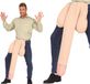 Fiestas Guirca - Reusachtige Penis - Licht Roze - Carnaval - Polyester - Unisex - 1 Stuks
