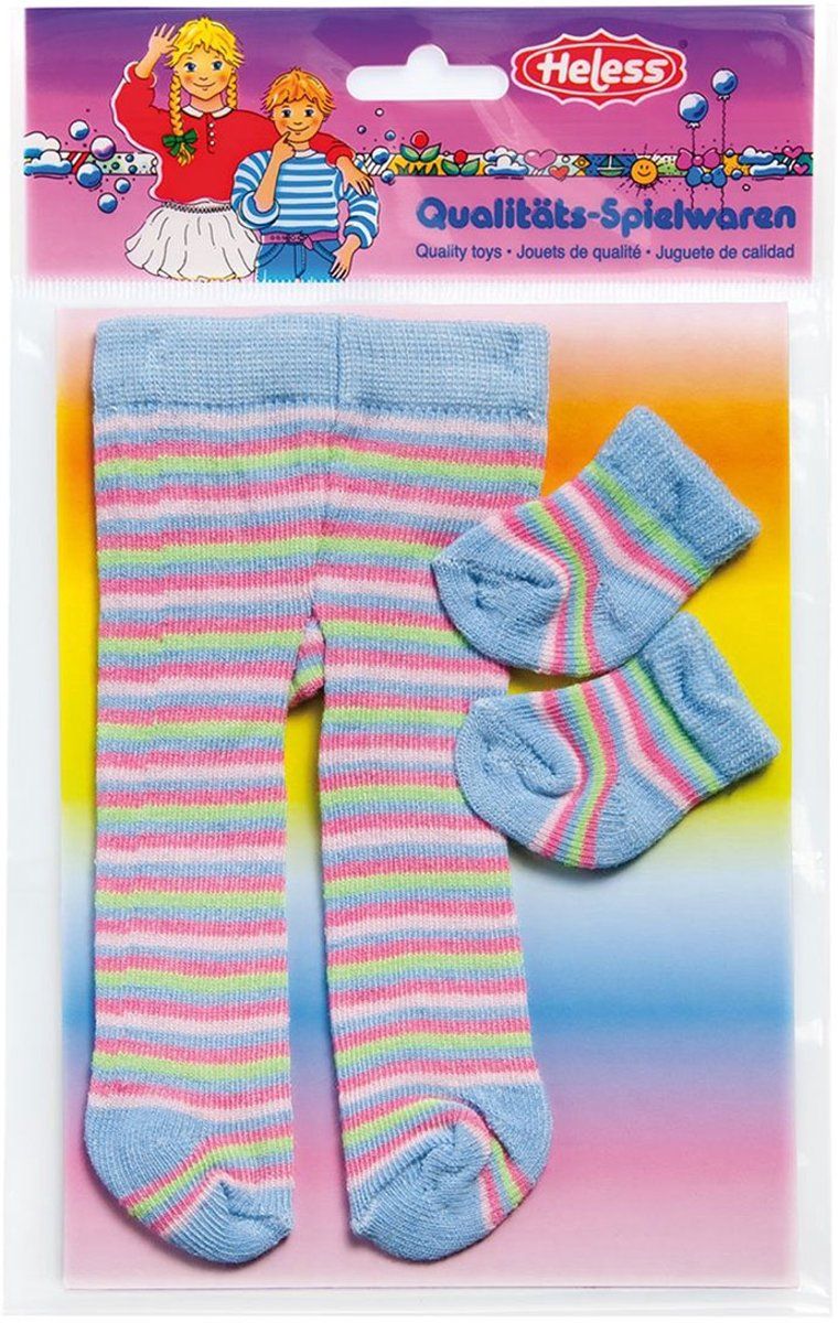 Smoby Poppenmaillot met Sokken Gekleurd - B 28-35 cm