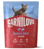 CARNILOVE ACTIVE - Chat - Saumon & Dinde pour chatons 400g