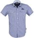 Lonsdale London Berny Chemise à manches courtes pour homme - Bleu marine - 3XL