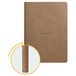 RHODIA 116454C - Soepel Notitieboek met Textielstiksel Taupe - A5 14,8 x 21 cm - Dot Stippen - 64 pagina's - Clairefontaine Ivoor Papier 90 g/m² - Omslag in Imitatieleer - Collectie Rhodiarama